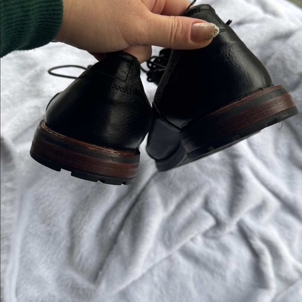 Ben Sherman Men's Black Leather Dress Shoes - Picture 7 of 9